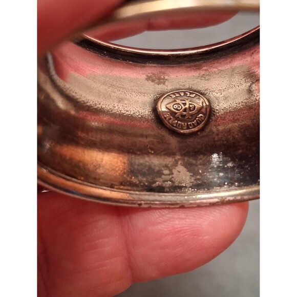 Antique Napkin Ring Silverplate K & Co - Picture 2 of 4
